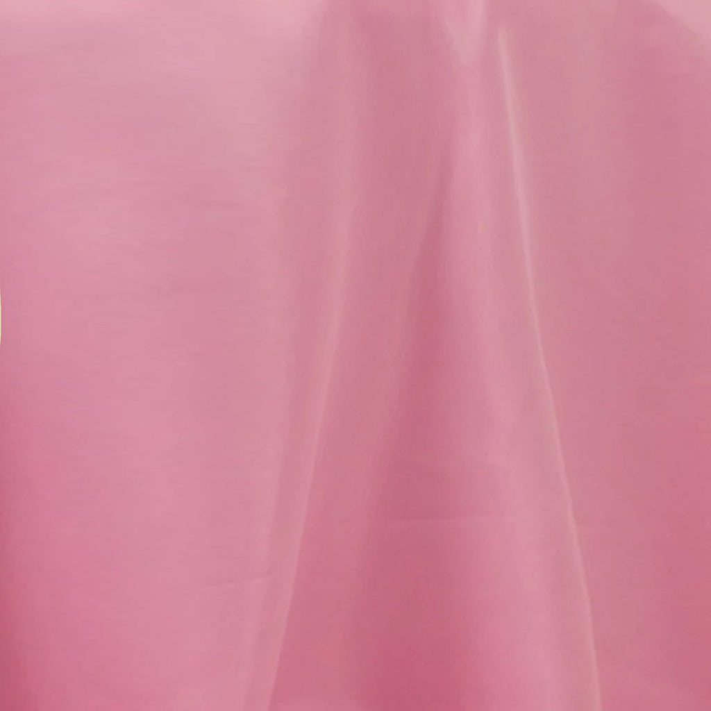 Premium Polyester 108" Round Tablecloth Pink - Wrinkle - Resistant 220GSM Table Cover - Bell Racket Store