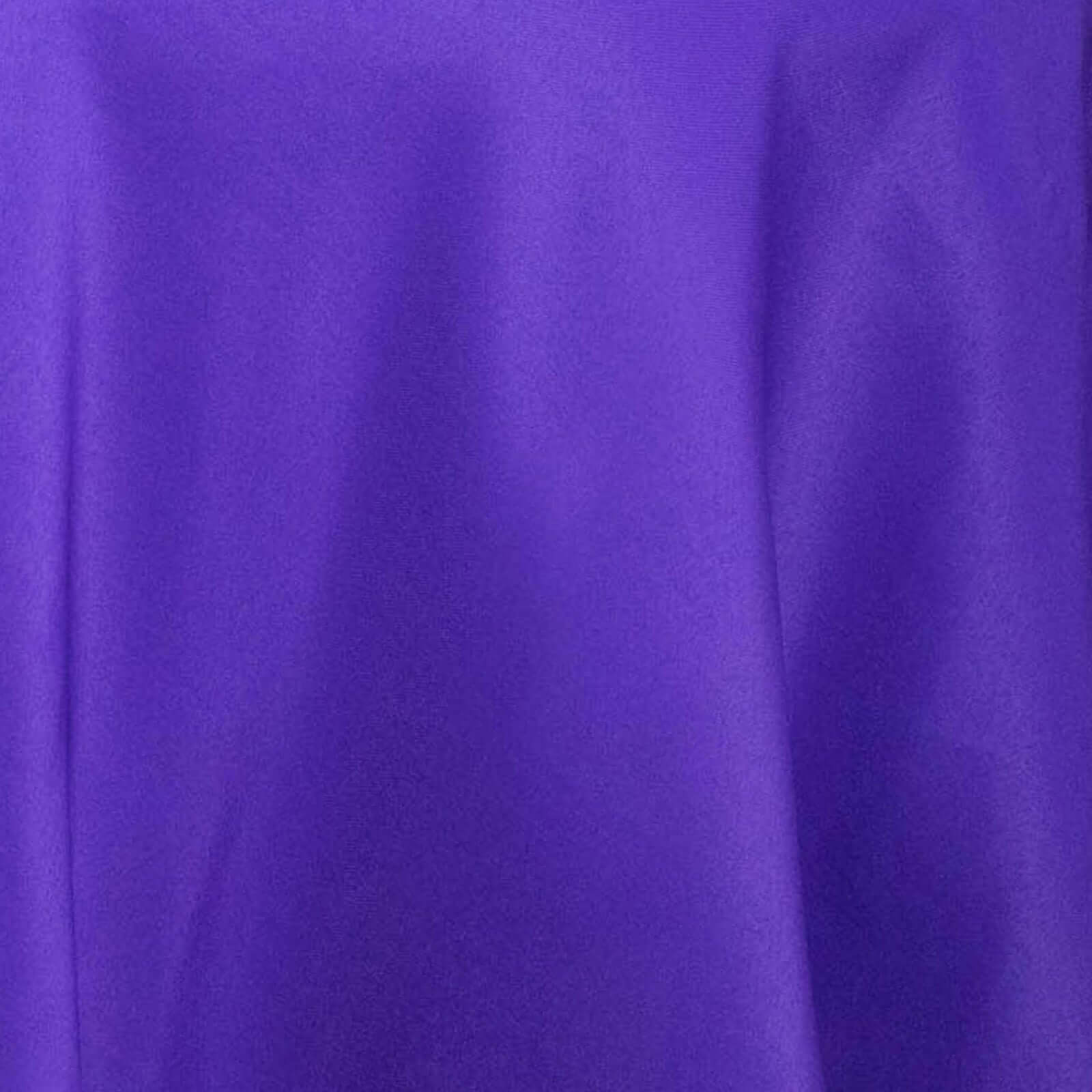 Premium Polyester 108" Round Tablecloth Purple - Wrinkle - Resistant 220GSM Table Cover - Bell Racket Store