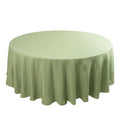 Premium Polyester 108" Round Tablecloth Sage Green - Wrinkle - Resistant 220GSM Table Cover - Bell Racket Store