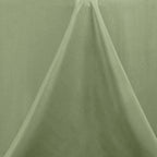 Premium Polyester 132" Round Tablecloth Dusty Sage Green - Seamless 220GSM Wrinkle - Resistant Table Cover - Bell Racket Store