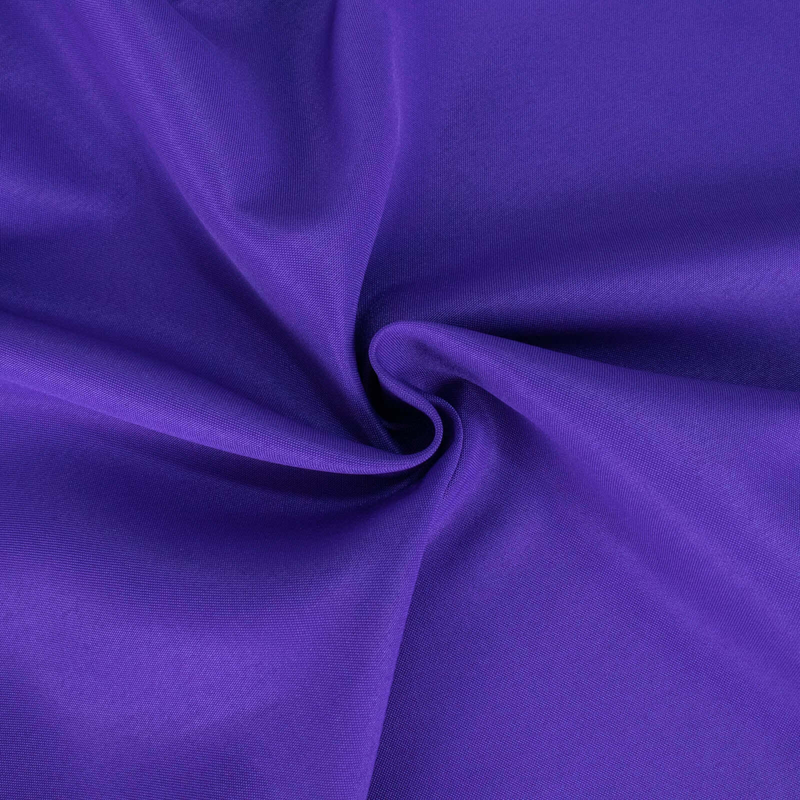 Premium Polyester 132" Round Tablecloth Purple - Seamless 220GSM Wrinkle - Resistant Table Cover - Bell Racket Store