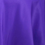 Premium Polyester 132" Round Tablecloth Purple - Seamless 220GSM Wrinkle - Resistant Table Cover - Bell Racket Store