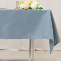 Premium Polyester 54"x54" Square Tablecloth Dusty Blue - Stain and Wrinkle - Resistant 220GSM Table Cover - Bell Racket Store