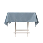 Premium Polyester 54"x54" Square Tablecloth Dusty Blue - Stain and Wrinkle - Resistant 220GSM Table Cover - Bell Racket Store