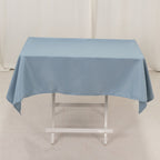 Premium Polyester 54"x54" Square Tablecloth Dusty Blue - Stain and Wrinkle - Resistant 220GSM Table Cover - Bell Racket Store
