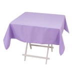 Premium Polyester 54"x54" Square Tablecloth Lavender Lilac - Stain and Wrinkle - Resistant 220GSM Table Cover - Bell Racket Store