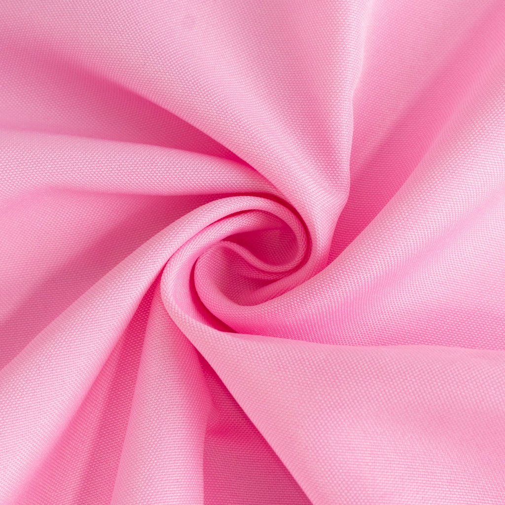 Premium Polyester 54"x54" Square Tablecloth Pink - Stain and Wrinkle - Resistant 220GSM Table Cover - Bell Racket Store