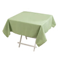 Premium Polyester 54"x54" Square Tablecloth Sage Green - Stain and Wrinkle - Resistant 220GSM Table Cover - Bell Racket Store
