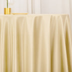 Premium Polyester 54"x54" Table Overlay Square Tablecloth Beige - Stain and Wrinkle - Resistant 220GSM Table Topper - Bell Racket Store