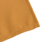 Premium Polyester 54"x54" Table Overlay Square Tablecloth Gold - Stain and Wrinkle - Resistant 220GSM Finish for Weddings & Events - Bell Racket Store