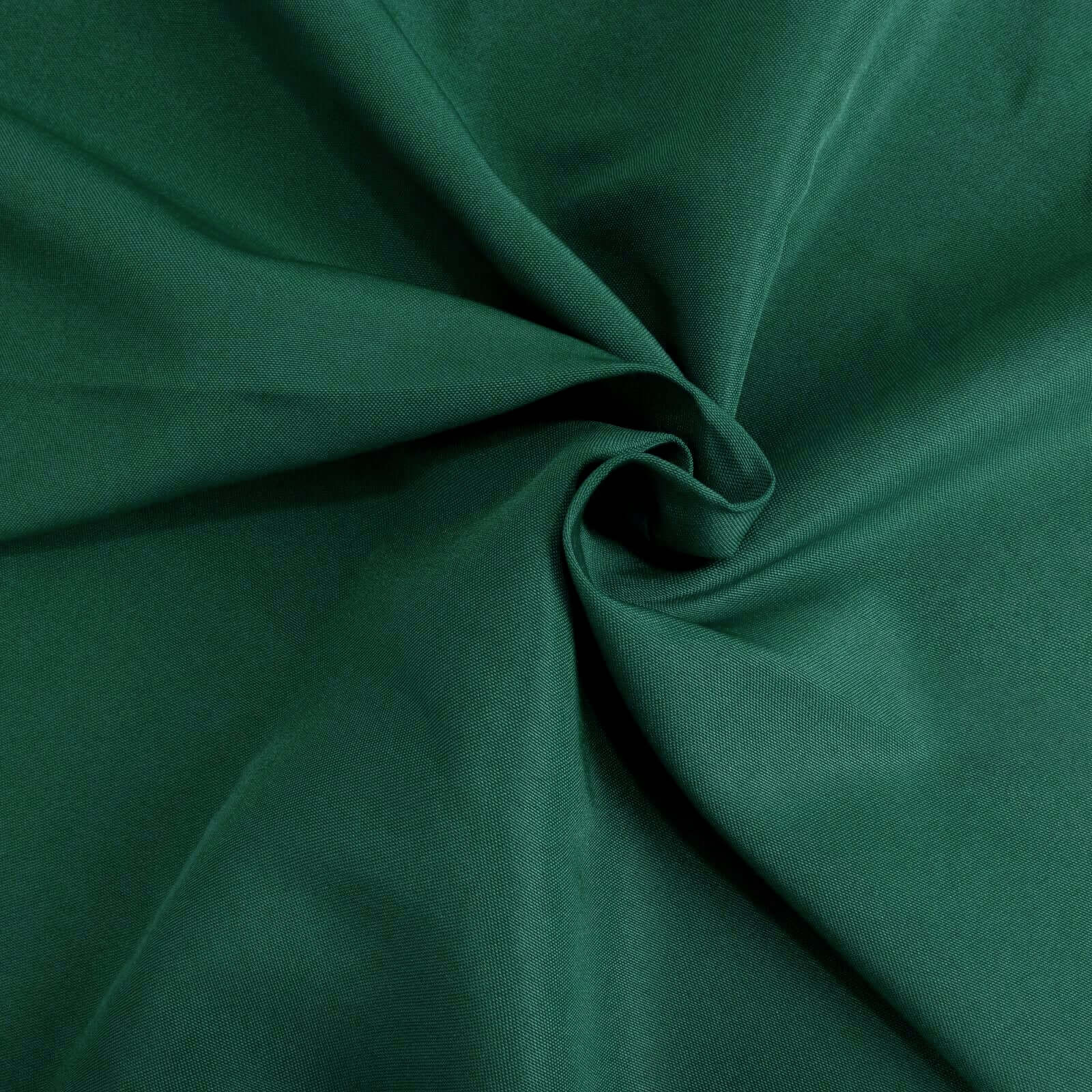 Premium Polyester 54"x54" Table Overlay Square Tablecloth Hunter Emerald Green - 220GSM Stain and Wrinkle - Resistant Table Topper - Bell Racket Store