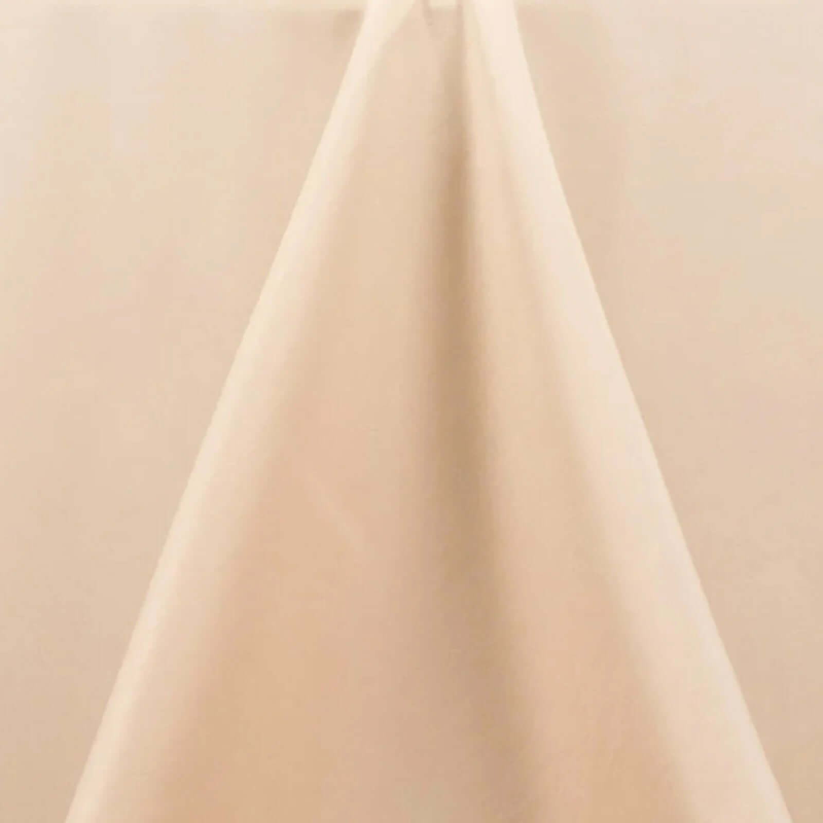 Premium Polyester 60"x102" Rectangle Tablecloth Beige - Durable 220GSM Wrinkle - Resistant Table Cover - Bell Racket Store