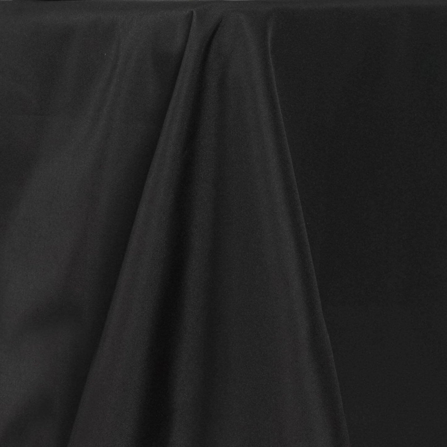 Premium Polyester 60"x102" Rectangle Tablecloth Black - Durable 220GSM Wrinkle - Resistant Table Cover for Weddings & Events - NestOCart