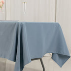 Premium Polyester 60"x102" Rectangle Tablecloth Dusty Blue - Durable 220GSM Wrinkle - Resistant Table Cover - Bell Racket Store