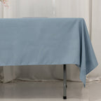 Premium Polyester 60"x102" Rectangle Tablecloth Dusty Blue - Durable 220GSM Wrinkle - Resistant Table Cover - Bell Racket Store