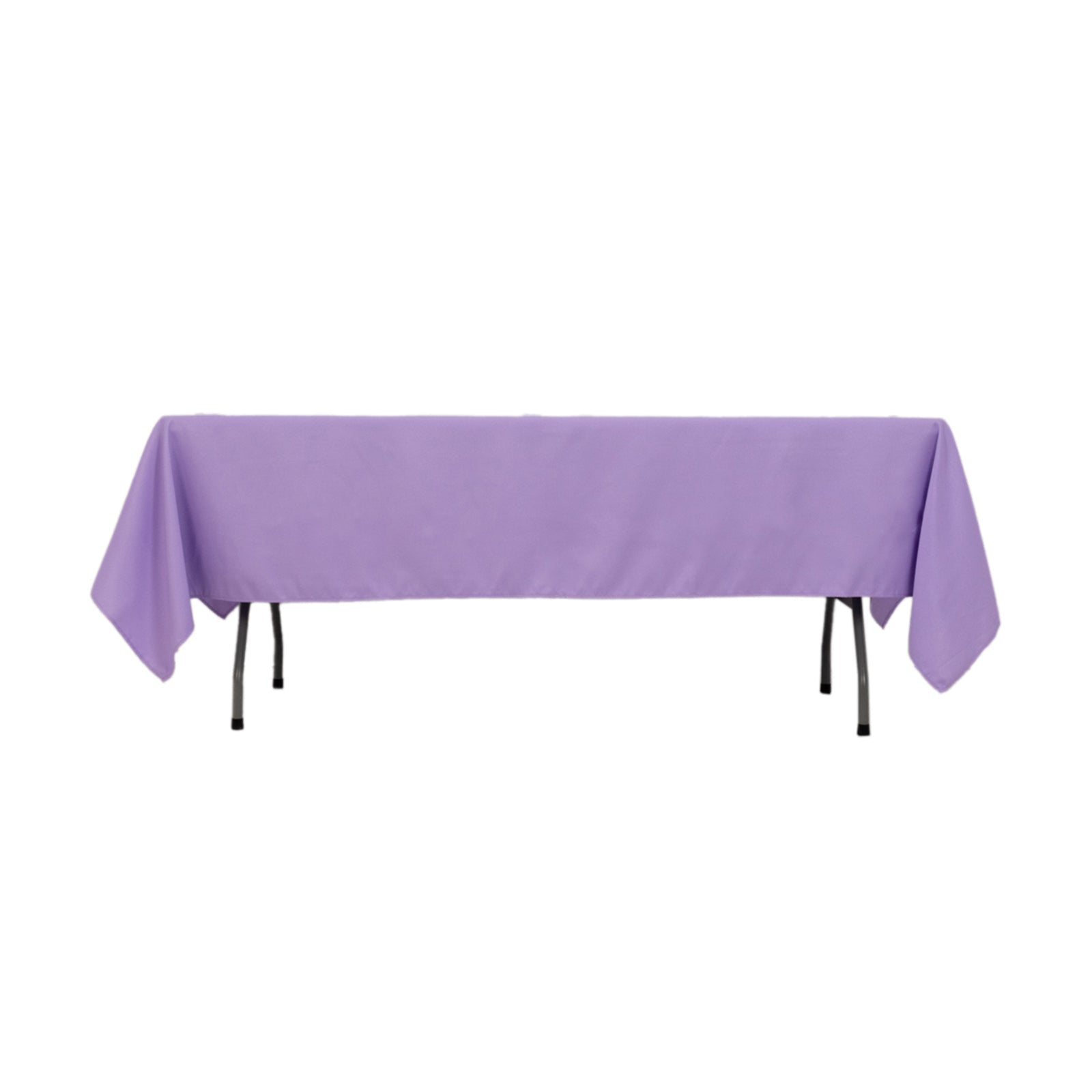 Premium Polyester 60"x102" Rectangle Tablecloth Lavender Lilac - Durable 220GSM Wrinkle - Resistant Table Cover - Bell Racket Store