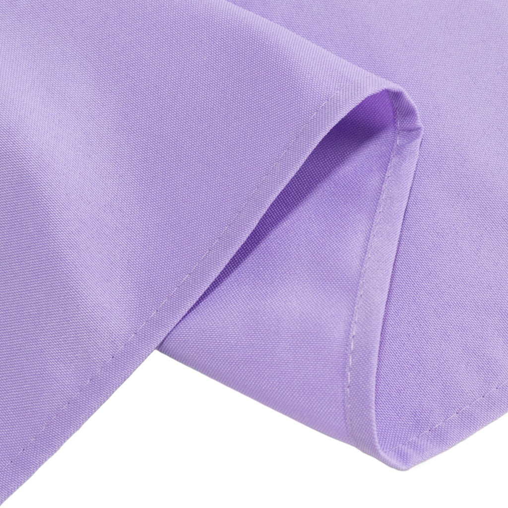 Premium Polyester 60"x102" Rectangle Tablecloth Lavender Lilac - Durable 220GSM Wrinkle - Resistant Table Cover - Bell Racket Store