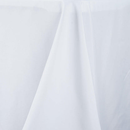 Premium Polyester 60"x102" Rectangle Tablecloth White - Durable 220GSM Wrinkle - Resistant Design Table Cover for Weddings & Events - NestOCart