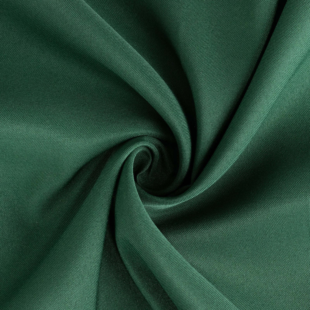 Premium Polyester 60"x126" Rectangle Tablecloth Hunter Emerald Green - Stain - Resistant 220GSM Finish Table Cover - Bell Racket Store