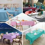 Premium Polyester 60"x126" Rectangle Tablecloth Sage Green - Stain - Resistant 220GSM Finish Table Cover - Bell Racket Store