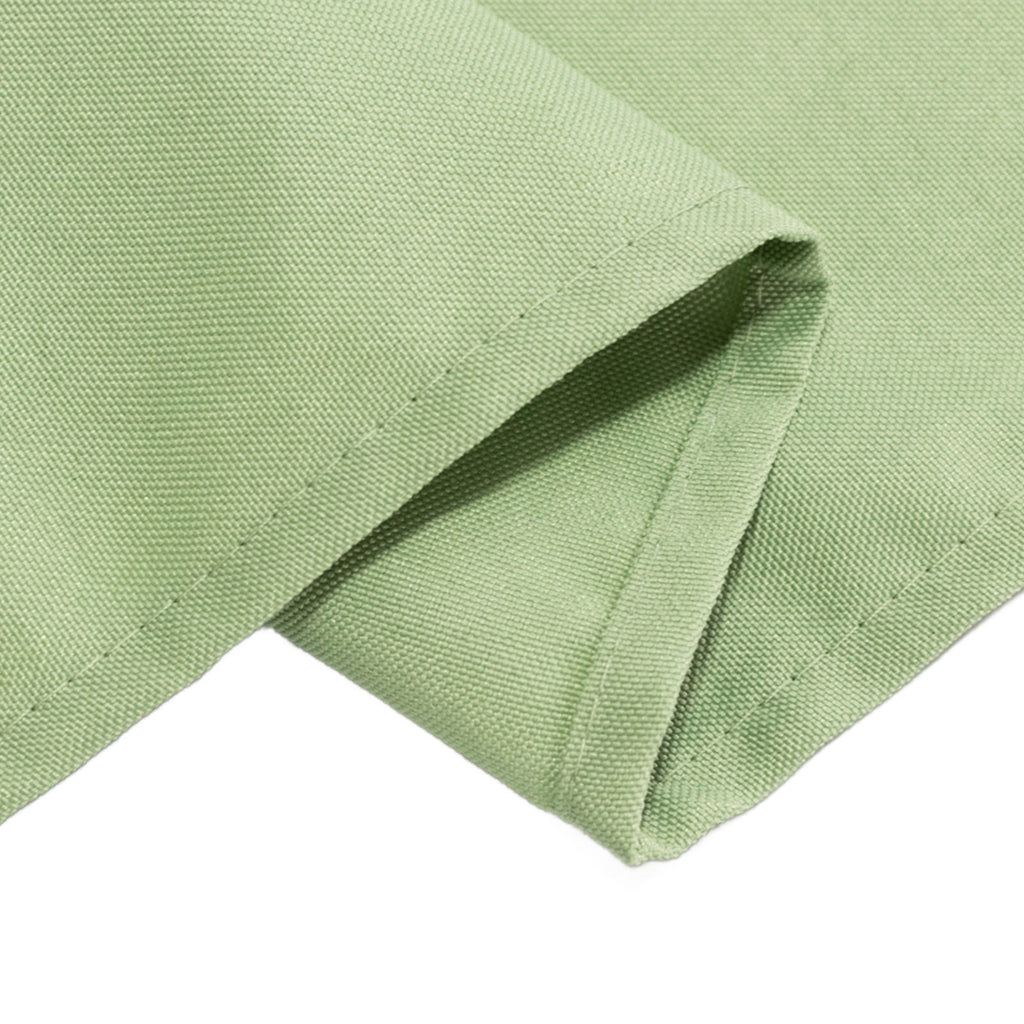 Premium Polyester 60"x126" Rectangle Tablecloth Sage Green - Stain - Resistant 220GSM Finish Table Cover - Bell Racket Store