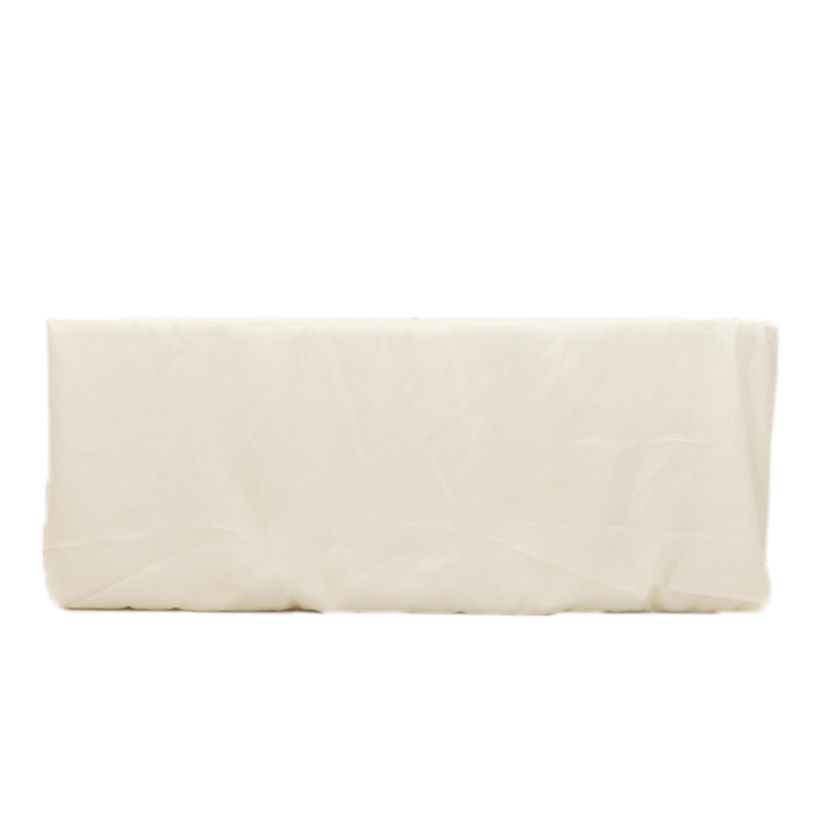 Premium Polyester 6ft Rectangle Tablecloth Ivory Durable Fitted 220GSM Table Cover - Bell Racket Store