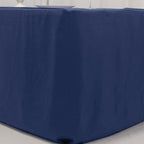 Premium Polyester 6ft Rectangle Tablecloth Navy Blue Durable Fitted 220GSM Table Cover - Bell Racket Store