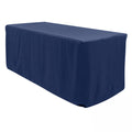 Premium Polyester 6ft Rectangle Tablecloth Navy Blue Durable Fitted 220GSM Table Cover - Bell Racket Store