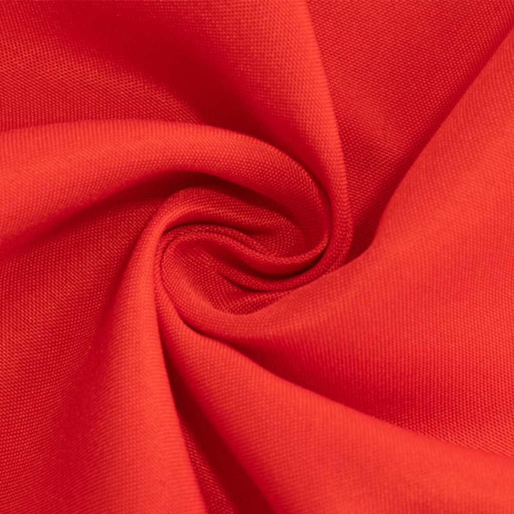 Premium Polyester 6ft Rectangle Tablecloth Red Durable Fitted 220GSM Table Cover - Bell Racket Store