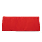 Premium Polyester 6ft Rectangle Tablecloth Red Durable Fitted 220GSM Table Cover - Bell Racket Store