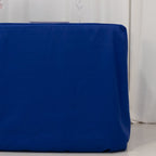 Premium Polyester 6ft Rectangle Tablecloth Royal Blue Durable Fitted 220GSM Table Cover - Bell Racket Store
