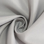 Premium Polyester 70"x70" Table Overlay Square Tablecloth Silver 220GSM Wrinkle - Resistant Table Cover - Bell Racket Store