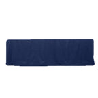 Premium Polyester 8ft Rectangle Tablecloth Navy Blue Durable Fitted 220GSM Table Cover - Bell Racket Store