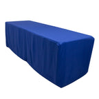 Premium Polyester 8ft Rectangle Tablecloth Royal Blue Durable Fitted 220GSM Table Cover - Bell Racket Store