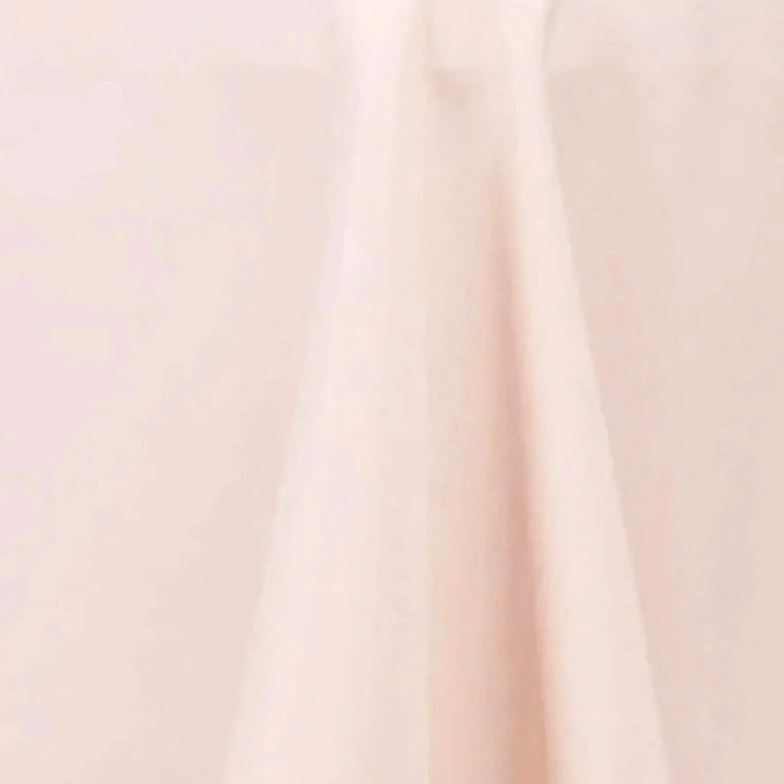 Premium Polyester 90" Round Tablecloth Blush - Stain and Wrinkle - Resistant Design with 220GSM Thickness Table Cover - Bell Racket Store