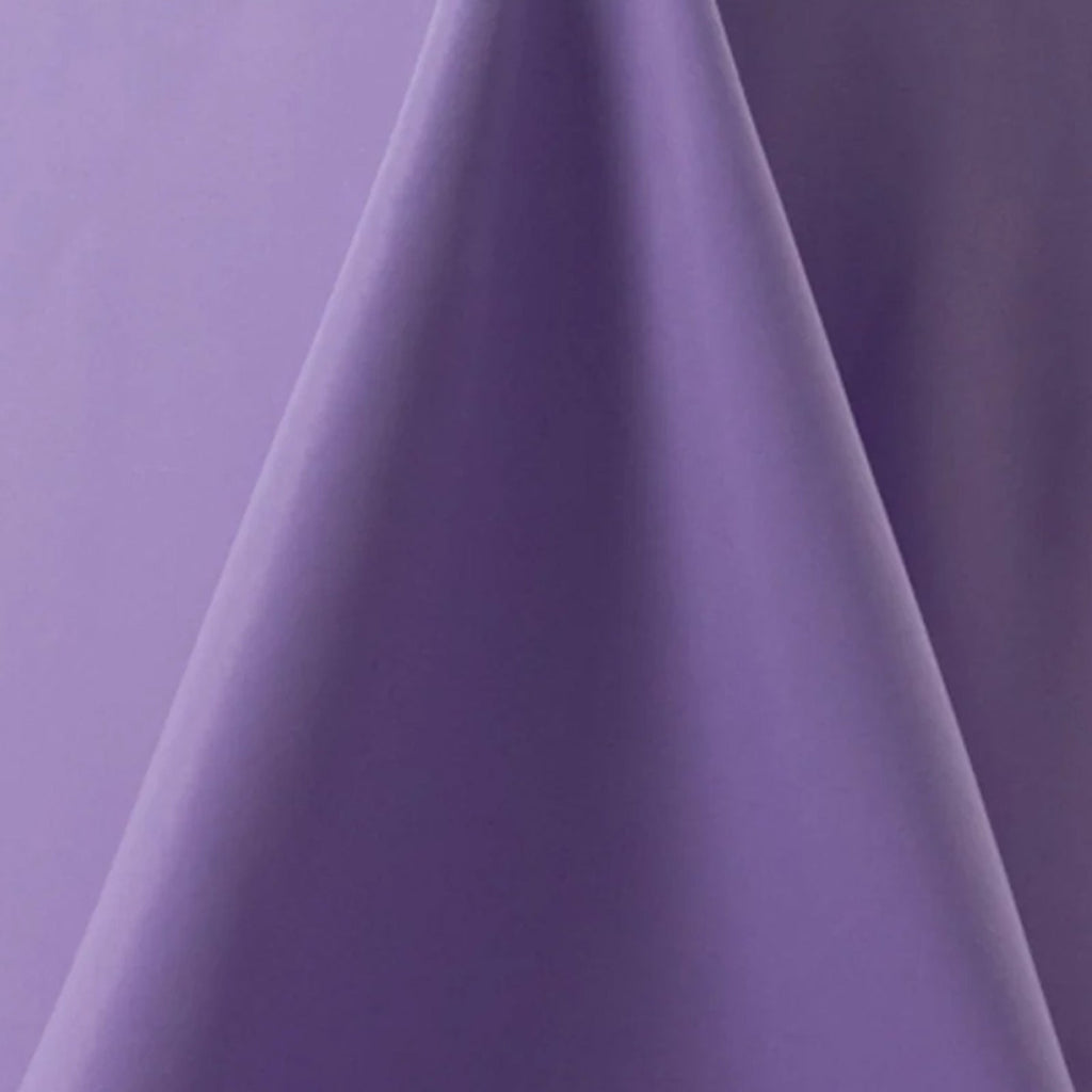 Premium Polyester 90" Round Tablecloth Lavender Lilac - Stain and Wrinkle - Resistant Design with 220GSM Thickness Table Cover - Bell Racket Store