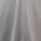 Premium Polyester 90" Round Tablecloth Silver - Stain and Wrinkle - Resistant Design with 220GSM Thickness Table Cover - Bell Racket Store