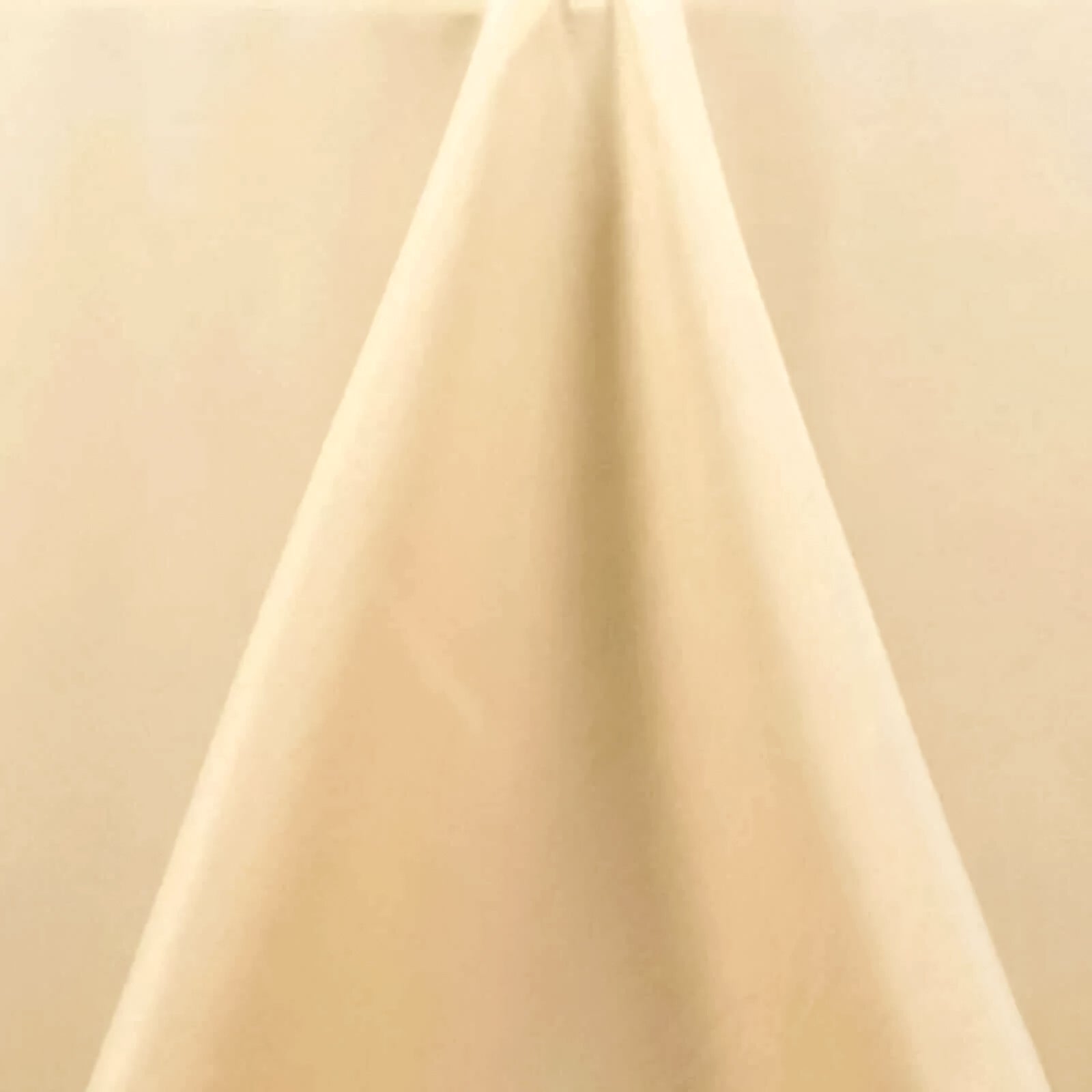 Premium Polyester 90"x132" Rectangle Tablecloth Beige - Seamless 220GSM Stain - Resistant Table Cover - Bell Racket Store