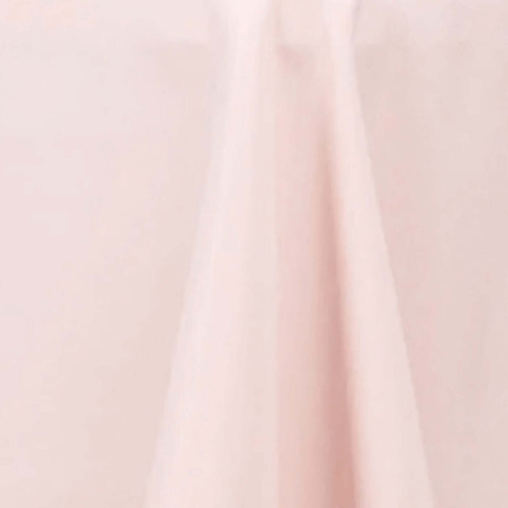 Premium Polyester 90"x132" Rectangle Tablecloth Blush - Seamless 220GSM Stain - Resistant Table Cover - Bell Racket Store