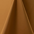 Premium Polyester 90"x132" Rectangle Tablecloth Gold - Seamless 220GSM Stain - Resistant Design for Luxurious Events - Bell Racket Store