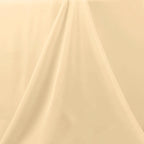 Premium Polyester 90"x156" Rectangle Tablecloth Beige - Seamless 220GSM Stain - Resistant Table Cover - Bell Racket Store