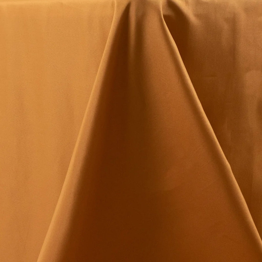 Premium Polyester 90"x156" Rectangle Tablecloth Gold - Seamless 220GSM Stain - Resistant Design for Classy Events - Bell Racket Store
