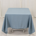 Premium Polyester Square Tablecloth 70"x70" Dusty Blue 220GSM Wrinkle - Resistant Table Cover - Bell Racket Store