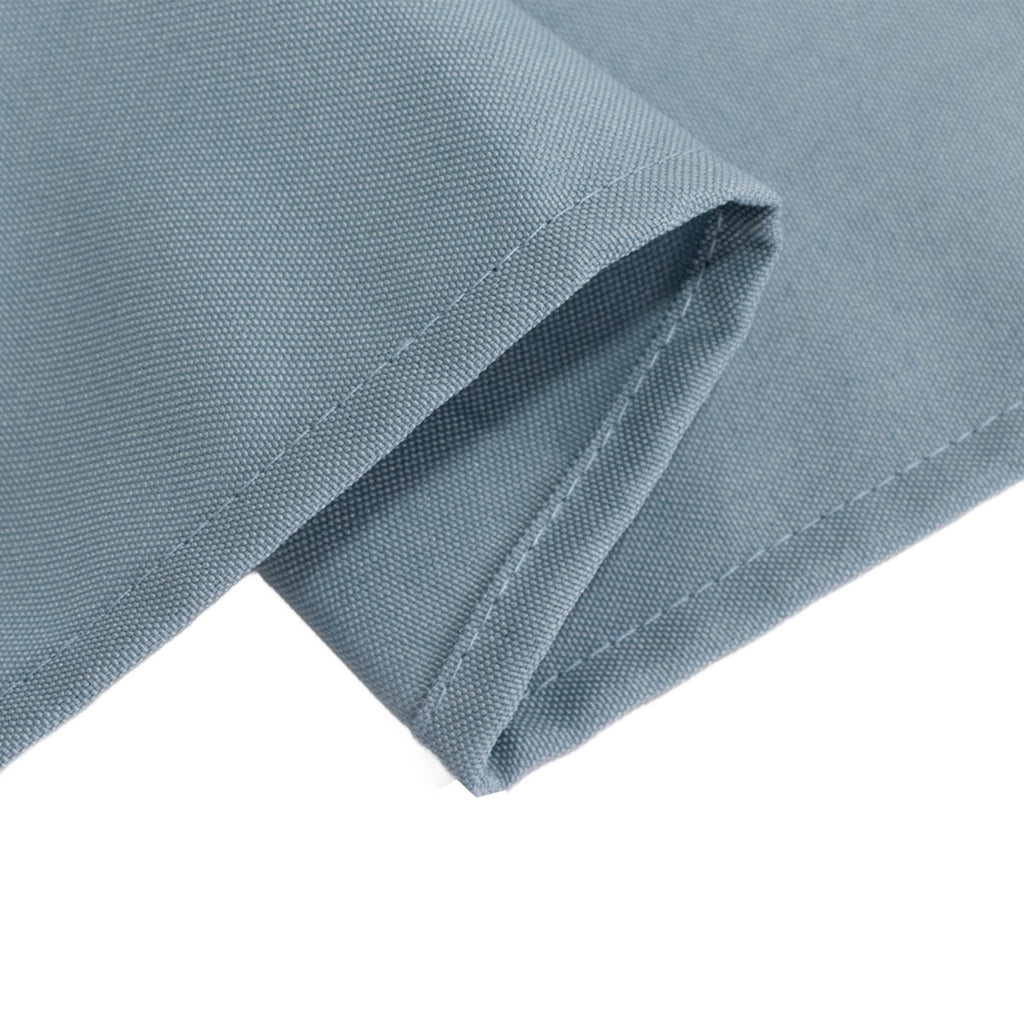 Premium Polyester Square Tablecloth 70"x70" Dusty Blue 220GSM Wrinkle - Resistant Table Cover - Bell Racket Store