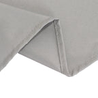 Premium Polyester Square Tablecloth 70"x70" Silver 220GSM Wrinkle - Resistant Table Cover - Bell Racket Store