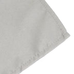 Premium Polyester Square Tablecloth 70"x70" Silver 220GSM Wrinkle - Resistant Table Cover - Bell Racket Store