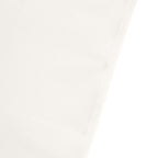 Premium Polyester 90"x90" Table Overlay Square Tablecloth Ivory 220GSM Wrinkle-Resistant Table Cover