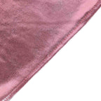 5 Pack Metallic Spandex Chair Sashes Rose Gold - Stretch Fit Chair Bands With Round Diamond Buckles