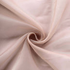 5 Pack Organza Chair Sashes Dusty Rose - Reusable Sheer Chair Bows 6"x108"
