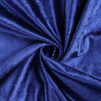 Premium Velvet 120" Round Tablecloth Royal Blue - Reusable Soft & Seamless Table Cover